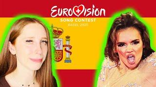 LET'S REACT TO SPAIN'S SONG FOR EUROVISION 2025 // MELODY "ESA DIVA"