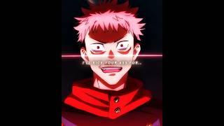 "I'LL KICK YOUR ASS FOR.." // JUJUTSU KAISEN SUKUNA AND ITADORI EDIT #jujutsukaisen #edit #shorts