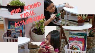 MINI ROUND TABLE /UNBOXING-REVIEW/LAZADA