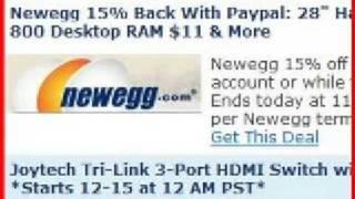 Newegg.com coupon 2009