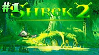 'Far, Far Away' - Book 1 - Shrek 2 (GameBoy Advance) All Coins Walkthrough #1