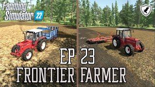 FRESH TRACS | FRONTIER FARMER | FS22 Survival | Dark Forest Ep. 23