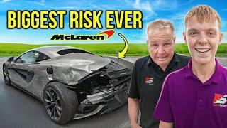 I BOUGHT A WRECKED MCLAREN 540C WITH MY DAD