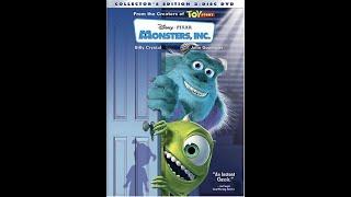 Opening to Monsters, Inc. DVD (2002, Both Discs) (Fullscreen Version)