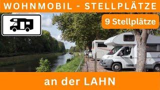 9 STELLPLÄTZE an der LAHN für Wohnmobile