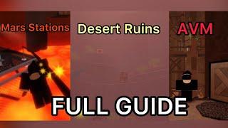 Roblox FE2 MONTHLY HIGHLIGHTS #1: Mars Stations, Active Volcanic Mines, Desert Ruins FULL GUIDE