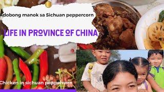 Buhay sa Probinsya ng China/Adobong manok na may suchuan peppercorn/Ate Clydee life in China village