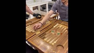 Нарды, шашки, шахматы, настольные игры. Backgammon, checkers, chess, board games. LawNard