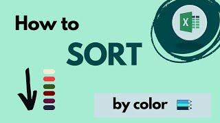 How to sort by color in Excel