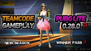 PUBG LITE LIVE  0.28.0 NEW UPDATE? TEAM CODE GAMEPLAY IN FULL RUSH GAMEPLAY MODE PUBG MOBILE LITE