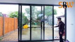 Sliding Door - Aluminium - 3 panels