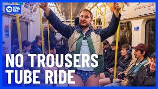 'No Trousers Tube Ride' Returns To London | 10 News First