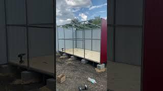 Хозблок для хранения садового инвентаря #хозблок #сарай #бытовка
