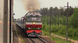 [БЧ] Тепловоз ТЭП70-0435 на ст. Дубровичи / [BCh] TEP70-0435 at Dubrovichi station