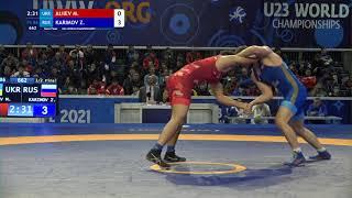 1/2 FS - 86 kg: M. ALIIEV (UKR) v. Z. KARIMOV (RUS)