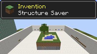 Structure Saver - Store and read structures off items - Minecraft Invention