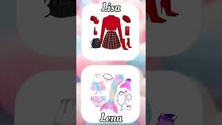 Lisa Vs Lena Edit #comparison #lisaedit #lisaorlena #lisaandlena #shorts