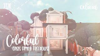 ROBLOX | Bloxburg: Colorful Aesthetic Treehouse | Speedbuild | $232k | cxlixia