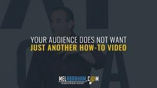 You Can't Connect To Your Audience With Another How-To Video