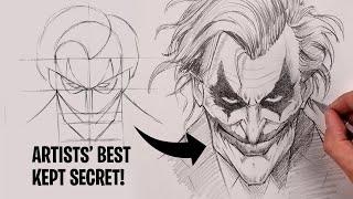 How To Draw the Joker | Sketch Tutorial