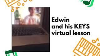 Edwin and his KEYS virtual lesson