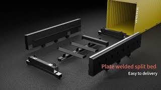 XT-GP1530X laser cutting machine Demo Animation - English Version---Xtlaser Livia