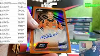 2024 Topps Chrome Formula 1 Racing F124, 12 Box PYD CASE BREAK #PYD4 (SOCCER BREAKERS)