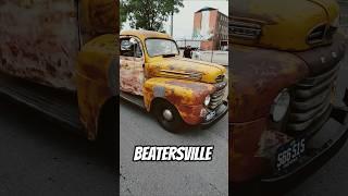 ️ Burnt Mustard: Rat Rod 1948 Ford F1 Flareside Pickup Truck | Beatersville 2025 Hot Rod Car Show