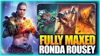 SHE DESTROYED THE CLAN BOSS!! Ronda Rousey Champion Spotlight | Raid Shadow Legends