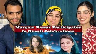 Pakistani CM Of Punjab Maryam Nawaz Celebrating Diwali With Hindu Community  #diwali