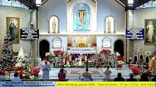 Feast of the Holy Family. Holy Mass at St. Faustina Parish in Chicago. 12.29.2024