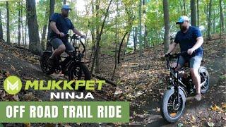 Mukkpet Ninja eBike | Moped Style Electric Bike Trail Ride