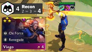 What if 4 Recon 3 Star Viego ?!! TFT SET 8