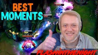 Лучшие Моменты League of Legends | BEST MOMENTS | Flashynthen1ght Скрывающий Боль| Ёжик Живой