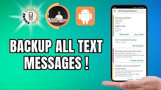 How to Backup All Text Messages on Android