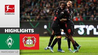 SV Werder Bremen - Bayer 04 Leverkusen 0-3 | MD12 – Bundesliga 23/24