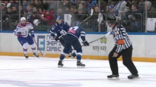 Koskinen saves on Shipov closerange shot