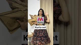 Myntra kurta set haul #myntra #viral #shorts