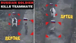 Futile Escape: Russian Soldier Turns ON His Own Comrade Before Being Eliminated by Ukraine’s Drone