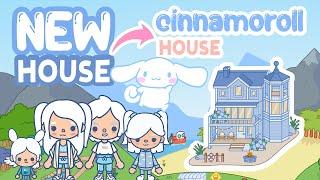 NEW Cinnamoroll SANRIO Cute Blue Coastal Villa Family House not FREE TOCA BOCA House Home Ideas