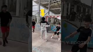 This footballer goes undercover to play street football