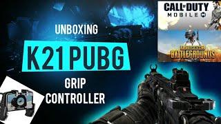 K21 PUBG GAMEPAD | GRIP JOYSTICK | unboxing