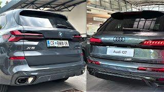 New BMW X5 Facelift 2024 vs New Audi Q7 2023 - EXTERIOR comparison