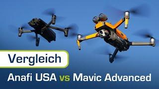 Vergleich zwischen der Mavic Advanced und der Anafi USA