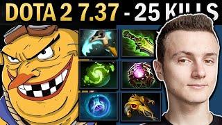 Techies Gameplay Miracle with 25 Kills and Ethereal - Dota 7.37