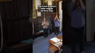 Coronation bells as Great St Mary's church