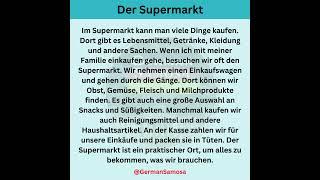 Der Supermarkt | Learn German With Dialogues | German Samosa  #deutsch #germanlevela1 #lernen