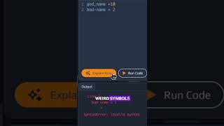 Learning Python — Name your variables the right way #coding #learntocode #pythonforbeginners