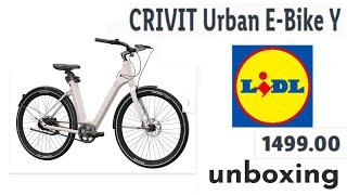 LIDL E-BIKE (Crivit) - Dieses Ebike fährt sich wie ein E-BIKE - Unboxing