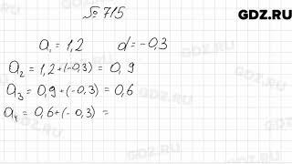 № 715 - Алгебра 9 класс Мерзляк